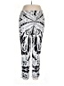 Mikoh 100% Rayon Print Silver Casual Pants Size Lg (3) - photo 1