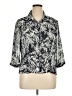 Croft & Barrow Silver 3/4 Sleeve Blouse Size XL - photo 1
