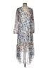 Joie 100% Polyester Print Blue Cocktail Dress Size S - photo 1