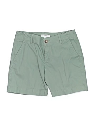 Ann Taylor LOFT Khaki Shorts (view 1)