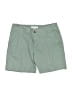 Ann Taylor LOFT Solid Green Khaki Shorts Size 2 - photo 1