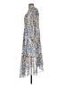 Joie 100% Polyester Print Blue Cocktail Dress Size S - photo 5