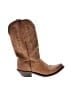 Old West 100% Leather Tan Boots Size 7 1/2 - photo 1