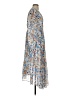 Joie 100% Polyester Print Blue Cocktail Dress Size S - photo 4