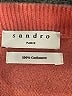 Sandro 100% Cashmere Solid Pink Cashmere Pullover Sweater Size L - photo 7