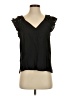 Aqua 100% Polyester Black Sleeveless Blouse Size S - photo 1