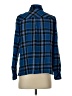 J.Jill Plaid Blue Long Sleeve Button-Down Shirt Size XS - photo 2