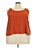 Old Navy 100% Rayon Orange Sleeveless Top Size 2X - photo 1