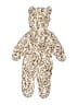 American Widgeon 100% Polyester Animal Print Ivory One Piece Snowsuit 0-3 MO / 3 MO - photo 2