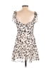 Blue Rain 100% Polyester Animal Print Ivory Cocktail Dress Size M - photo 2
