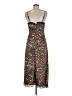 Papermoon 100% Polyester Animal Print Brown Cocktail Dress Size M - photo 2