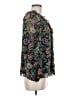 CeCe 100% Polyester Black 3/4 Sleeve Blouse Size M - photo 4