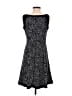 Chaps Polka Dots Black Casual Dress Size M - photo 2