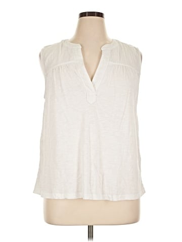 Ann Taylor LOFT Sleeveless T-Shirt (view 1)
