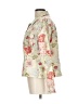 Coldwater Creek 100% Cotton Floral Ivory Blazer Size L - photo 5