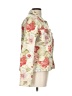 Coldwater Creek 100% Cotton Floral Ivory Blazer Size L - photo 4