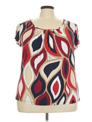 MICHAEL Michael Kors Short Sleeve Blouse (view 1)