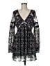 Free People 100% Polyester Paisley Black Cocktail Dress Size 8 - photo 1