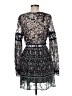 Free People 100% Polyester Paisley Black Cocktail Dress Size 8 - photo 2
