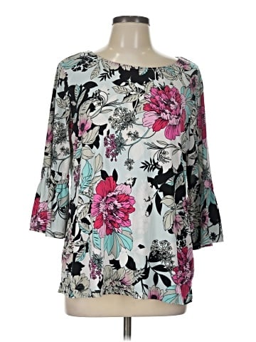Ellen Tracy 3/4 Sleeve Blouse (view 1)