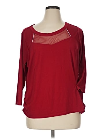 Adrienne Vittadini 3/4 Sleeve Top (view 1)