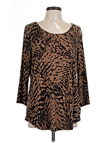 JM Collection 3/4 Sleeve T-Shirt (view 1)