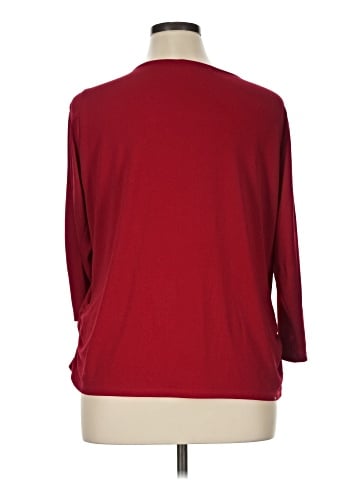 Adrienne Vittadini 3/4 Sleeve Top (view 2)