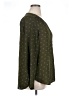 Pleione 100% Polyester Stars Green Long Sleeve Blouse Size XL - photo 4