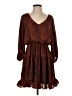 Caramela 100% Polyester Paisley Brown Casual Dress Size S - photo 1