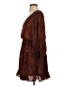 Caramela 100% Polyester Paisley Brown Casual Dress Size S - photo 5