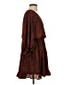 Caramela 100% Polyester Paisley Brown Casual Dress Size S - photo 4