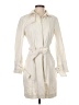 Diane von Furstenberg Ivory Trenchcoat Size 4 - photo 1