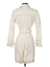 Diane von Furstenberg Ivory Trenchcoat Size 4 - photo 2
