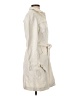 Diane von Furstenberg Ivory Trenchcoat Size 4 - photo 4