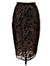 BCBGMAXAZRIA 100% Polyester Animal Print Brown Formal Skirt Size XS - photo 1