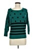 BCX Polka Dots Green Pullover Sweater Size M - photo 1