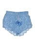 Rococo Sand 100% Viscose Hearts Blue Shorts Size M - photo 1