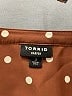 Torrid 100% Polyester Polka Dots Brown 3/4 Sleeve Blouse Size 3X Plus (3) - photo 7