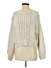 Topshop 100% Acrylic Argyle Ivory Pullover Sweater Size 2 - photo 1
