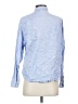 J.Crew 100% Linen Blue Long Sleeve Button-Down Shirt Size 4 - photo 2