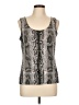 Ellen Tracy Silver Tank Top Size L - photo 1