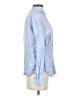 J.Crew 100% Linen Blue Long Sleeve Button-Down Shirt Size 4 - photo 4