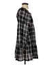 Universal Thread Plaid Gray Casual Dress Size XS - photo 4