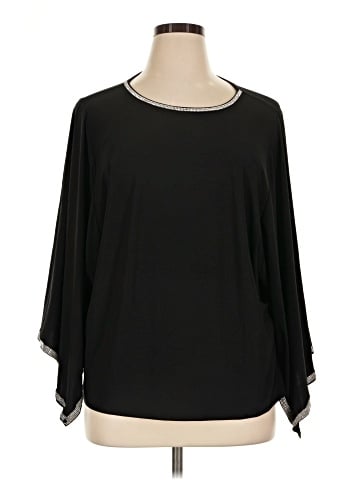 NY Collection 3/4 Sleeve Blouse (view 1)