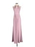 David's Bridal 100% Polyester Pink Cocktail Dress Size 2 - photo 1