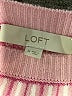 Ann Taylor LOFT Chevron-herringbone Pink Pullover Sweater Size M - photo 7