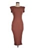 Zara Solid Brown Casual Dress Size M - photo 1