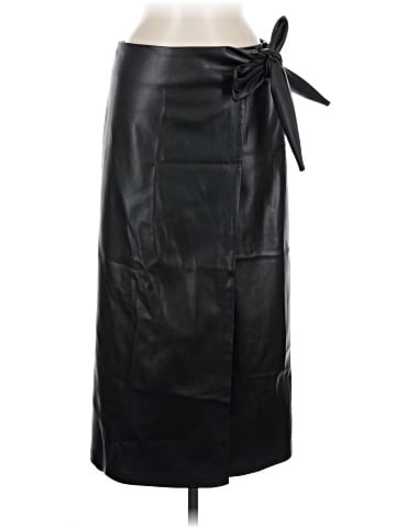 Never Fully Dressed Faux Leather Skirt (view 1)