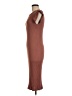 Zara Solid Brown Casual Dress Size M - photo 5