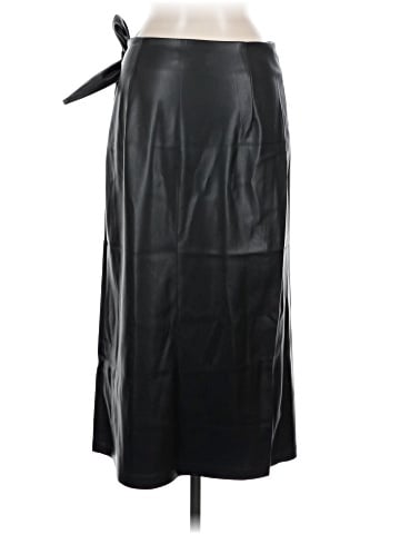 Never Fully Dressed Faux Leather Skirt (view 2)